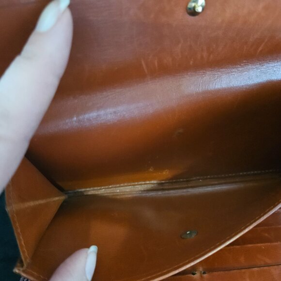 Louis Vuitton Brown Epi Leather Wallet - 7.5" x 4" - Picture 14 of 15